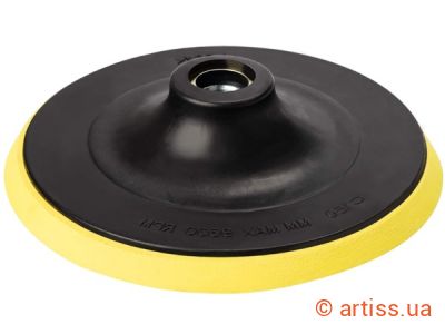 Фото шліфувальна підошва на липучці ø 150мм soft workman (53966)