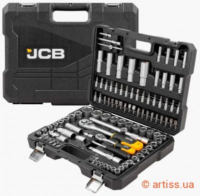 Фото набір инструментів 6-гранний 108 од 1/2", 1/4" jcb tools  jcb-41082-5