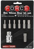 Haбіp біт 10мм L30мм TORX T25-Т55 8oд. Force (4081)
