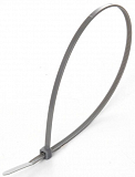 Стяжка нейлонова кабельна 4x300 сіра (100 шт) Apro (CT-S4300)