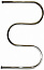 1) - Фото полотенцесушитель змеевик 25 600 х 400 (нерж)