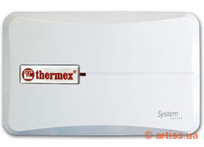 Фото водонагреватель электрический проточный thermex system 800 white