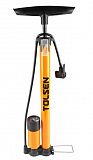 Насос ручний вертикальний 8 Атм з ресивером та манометром Tolsen (65505)