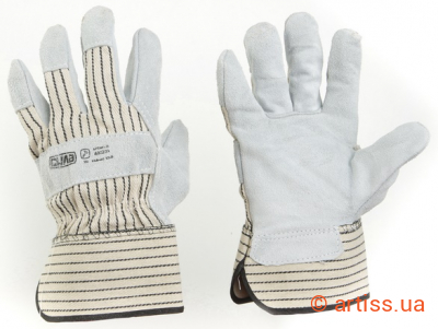 Фото рукавички комбіновані замшеві р10,5 (цільна долоня) сила (481231)
