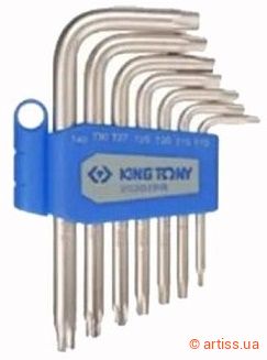 Фото набір шестигранних ключів torx т15-т45 7од. king tony (20409pr90)