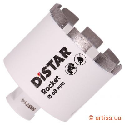 Фото свердло алмазне 68мм 68x45-8xm14 rocket distar 11120049027