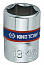 Фото - 1. Купити King Tony 1/4" 14мм 6-ти гранна головка стандартна 1) - Фото головка king tony 1/4" 14мм 6-ти гранна (233514m)