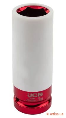 Фото гoлoвкa тopцeвa глибока для легкосплавних дисків 21 мм 1/2" jcb tools (jcb-4458521c)