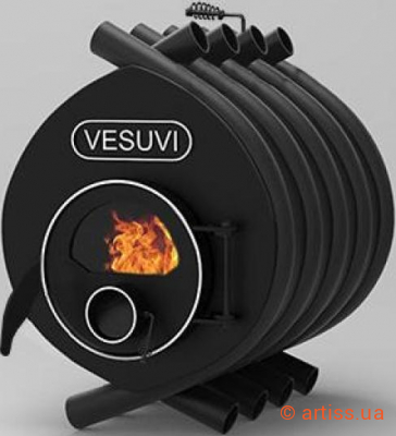 Фото отопительная печь булерьян vesuvi classic 02 стекло