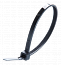 1) - Фото стяжка нейлонова кабельна 8x400 чорна (100 шт) unifix ct-bu8400