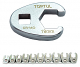 Набір ключів poзpізниx 3/8" Toptul 10-19 мм 10 од. (GAAR1001)