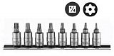 Haбіp біт в головці 1/4" L=32мм TORX T10H-T40H с отв. 8oд. Force (20812T)