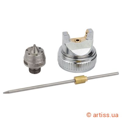 Придбати Sigma HVLP Ø1.3 мм для 6812051, 6812131, 6812141, 6812151 фарборозпилювач пневматичний Фото комплект форсунки hvlp ø1.3 мм для 6812051, 6812131, 6812141, 6812151 sigma (6817371)