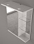 1) - Фото шкаф-зеркало fancy marble шз-8 58 см (белый)