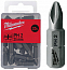 Фото - 1. Купити Milwaukee 1/4" L25мм PH2 (25шт) біта 1) - Фото біта milwaukee 1/4" l25мм ph2 (25шт) (4932399587)