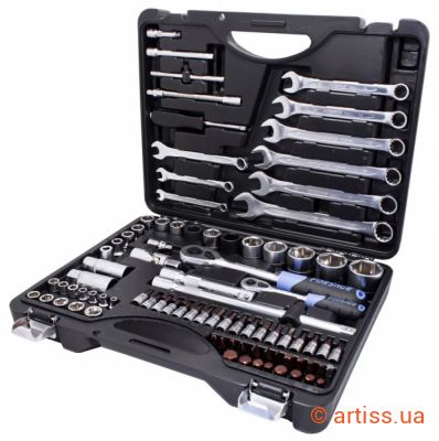 Фото набір инструментів 6-гранний 88 од 1/4", 1/2" forsage (f-4821-5 premium)