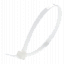 1) - Фото стяжка нейлонова кабельна 5x350 біла (100 шт) unifix ct-wu5350