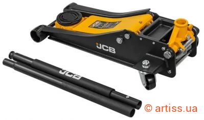 Фото домкрат підкатний гідравлічний низькопрофільний 2,25т jcb tools  jcb-th32515