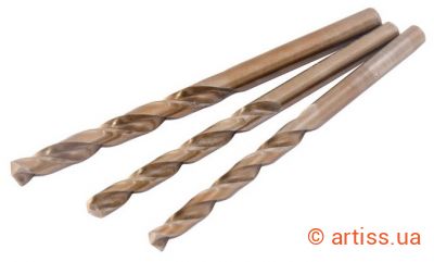 Фото свердло по металу ø 9.0 мм l125 мм hss co (р6м5к5) cobalt din338 granite (кратно 5 шт.) (6-05-090)