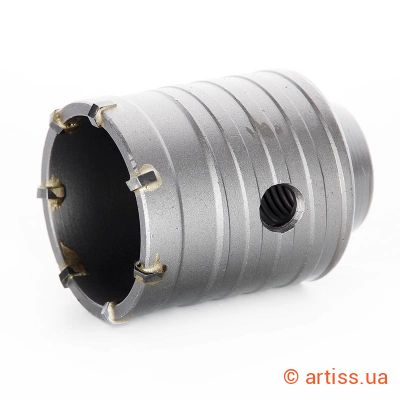 Фото свердло корончате по бетону ø 55 мм l70 мм apro (819006)