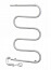 1) - Фото полотенцесушитель электрический navin змеевик 25 500 х 800
