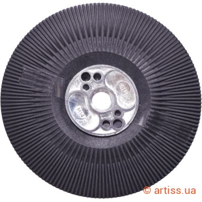 Фото тарілка для фібрових кругів ø 125мм r-125 жорстка workman (54254)