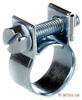 Фото хомут силовий mini оцинкований w1 6-8мм (50 шт) apro (hda1-001)