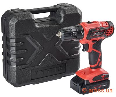 Фото дриль-шурупокрут акумуляторний 30 нм, 1400 об/хв vitals master au 14/2kp (181684)