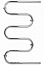 2) - Фото полотенцесушитель laris змеевик 25 рс5 400 х 800