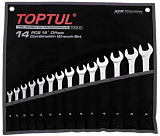 Набір ключів комбінованих Toptul 8-32 мм 14 од. (GPAX1401)