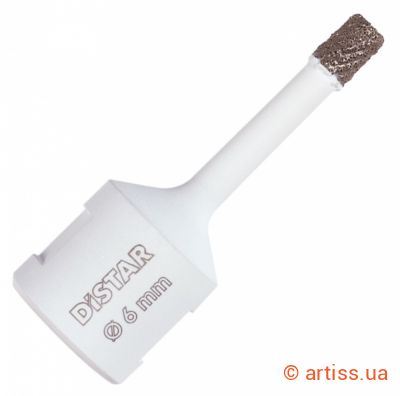 Фото свердло алмазне 6мм ddr-v 06x30xm14 hyper distar 87015424017