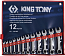 Фото - 1. Купити King Tony 8-19 мм 12 од. набір інструментів 1) - Фото набір ключів комбінованих king tony 8-19 мм 12 од. (1282mr)