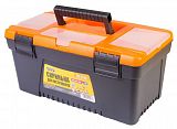 Скриня для інструментів з пластиковими замками органайзери 15" 380х204х180 мм MasterTool 79-2715