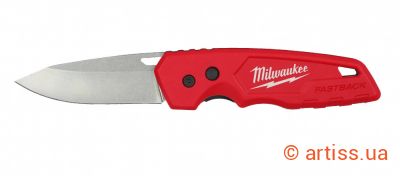 Фото ніж викидний з лезом 75 мм fastback milwaukee  48221990
