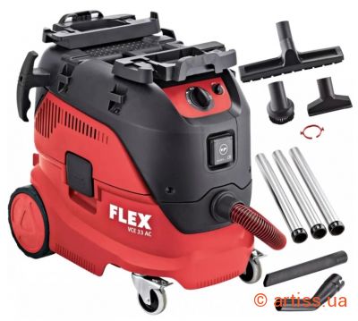 Фото бідівельний пилосос 1.2квт 30л 4500л/хв, клас l vce 33 l ac-set flex 465674