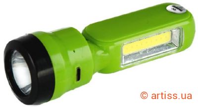 Купити Evrolight акумуляторний LED 1 Вт ліхтар персональний Фото ліхтар акумуляторний світлодіодний 1 вт зелений evrolight (yg8672a)