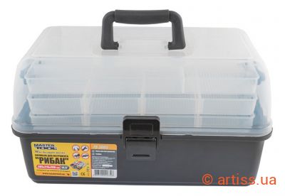Фото скриня органайзер рибак 14,5" 365х215х200 мм mastertool 79-3005