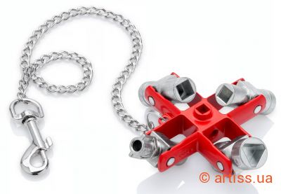 Фото універсальний ключ для шаф та систем замикання knipex 00 11 06