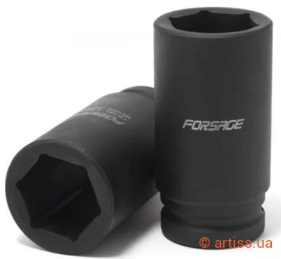 Фото ударна глибока торцева головка 6-гранна 35 мм 3/4" forsage (f-46510035)
