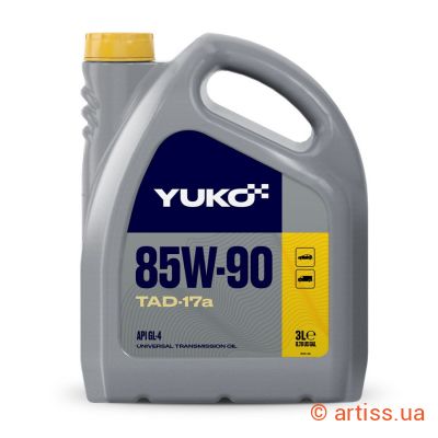 Купити YUKO ТАД-17а GL-4 85W-90 3л трансмісійне мастило Фото мастило трансмісійне тад-17а gl-4 85w-90 3л yuko (006129)