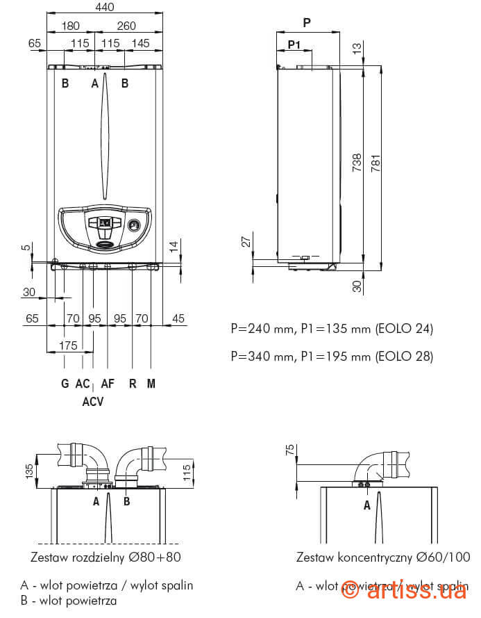 Котел газовый Immergas Eolo Star 24 Е: ціна, відгуки, продаж