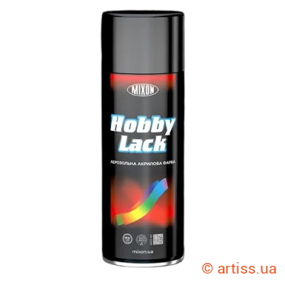 Фото аерозольний акриловий грунт чорний 400мл hobby lack mixon hl35