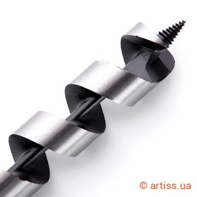 Фото свердло по дереву спіральне ø 18.0 мм l600 мм з шестигранним з хвостовиком apro (822129)