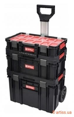 Фото набір ящиків для інструменту на колесах two set plus vario qbrick system 