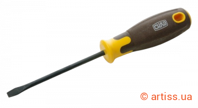 Фото викрутка шліцева sl5x100мм (плоска) (воронена) сила 301032