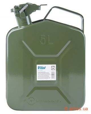 Фото каністра металева 5л vitol mjc-0605
