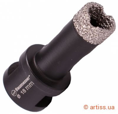 Фото свердло алмазне 18мм ddr-v 18x30xm14 keramik pro baumesser 910283018055