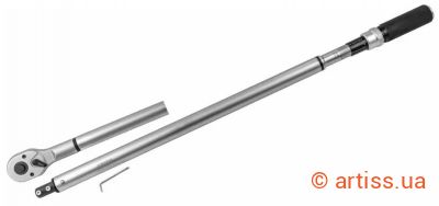 Фото ключ динамометричний 3/4" 200-800нм 72 зубців 1215мм jcb tools  jcb-64761240