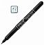 1) - Фото маркер перманентний ультратонкий pica classic permanent pen fine чорний (533/46)