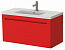 1) - Фото тумба подвесная ювента tivoli tv-100 с умывальником soft-100 red